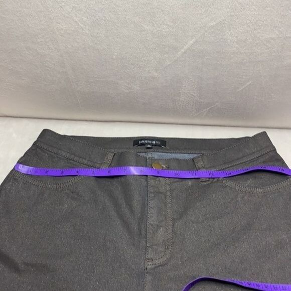 Lafayette 148 New York High Rise Wide Leg Trousers - Picture 9 of 11